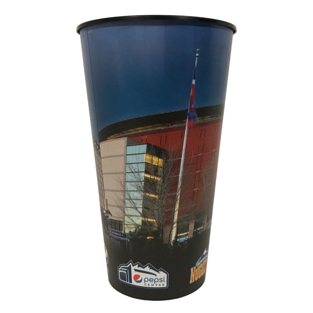Denver Nuggets Avalanche Mammoth Pepsi Center 32oz Souvenir Cup Plastic BPA Free